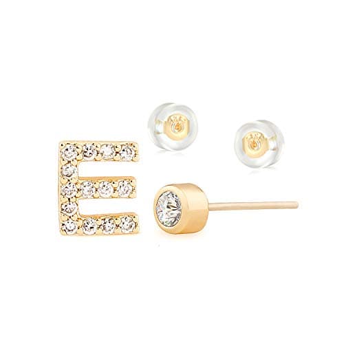 MYEARS Gold Stud Earrings 14K Gold Filled Hypoallergenic Everyday Jewelry
