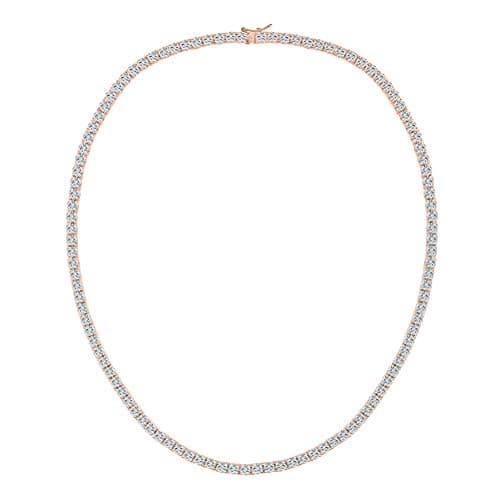 Refined Title: VOLUKA CZ Tennis Chain for Women and Men