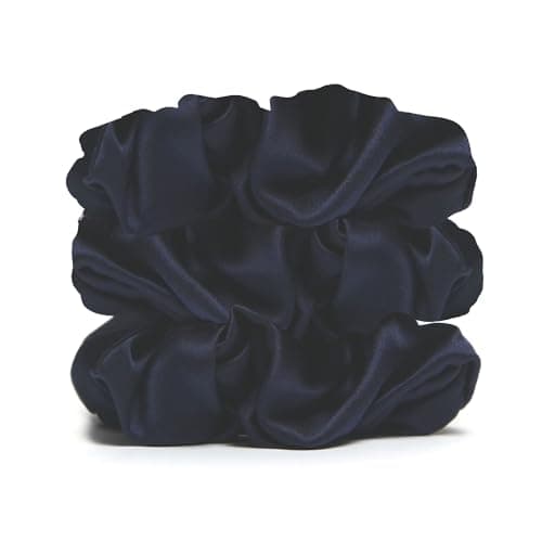 Refined title: Michooyel 3-Pack Mulberry Silk Hair Scrunchies for Women