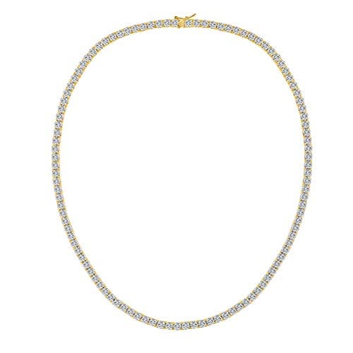 Refined Title: VOLUKA CZ Tennis Chain for Women and Men