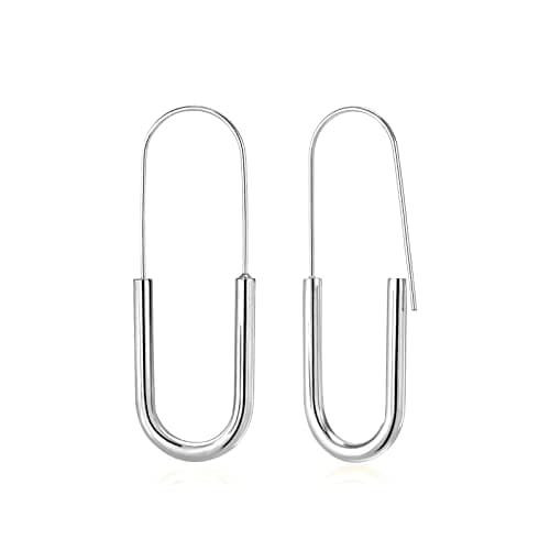 Lane Woods Minimalist Hoop Earrings: Gold Plated Trendy Jewelry for Women