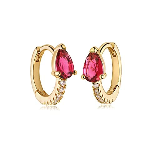 MYEARS Gold Hoop Huggie Earrings 14K Gold Filled Hypoallergenic Jewelry