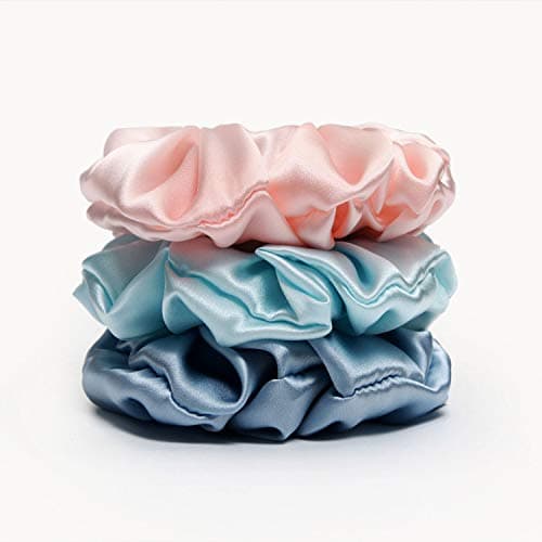 Refined title: Michooyel 3-Pack Mulberry Silk Hair Scrunchies for Women