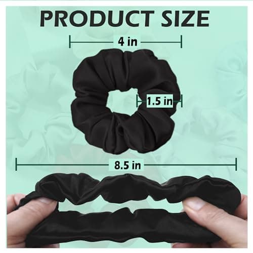 Silk Scrunchies for Women and Girls