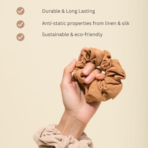 Linen Scrunchies for Women