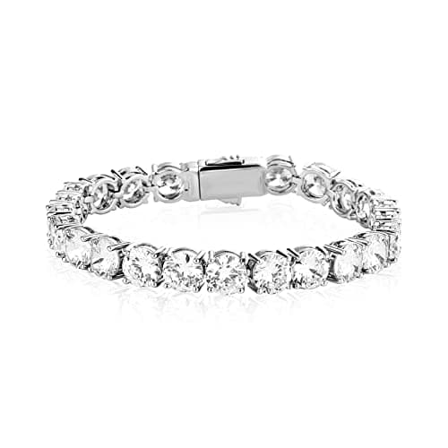 OYOGAA 10MM Diamond Tennis Bracelet for Men and Women