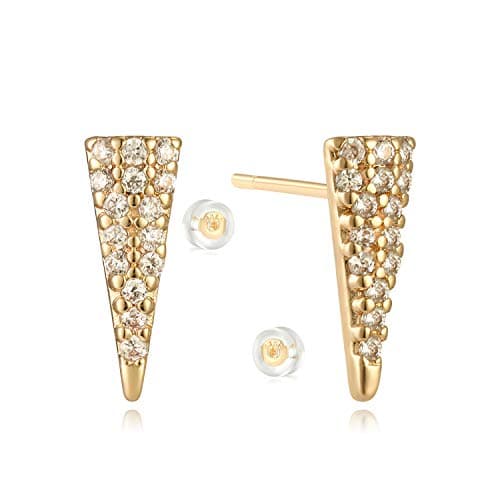 MYEARS Gold Stud Earrings 14K Gold Filled Hypoallergenic Everyday Jewelry