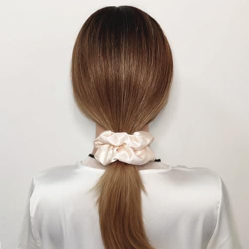 12 Pcs Satin Silk Hair Scrunchies for Women and Girls