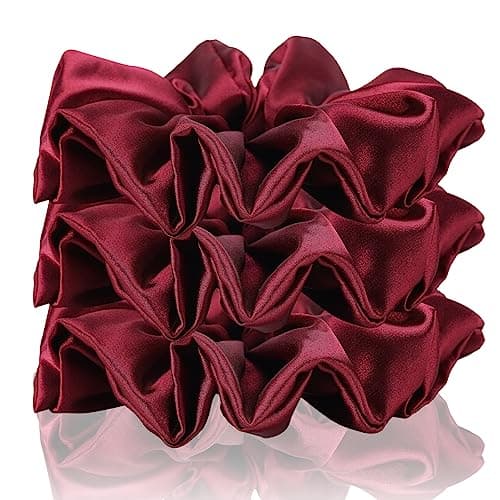 Silk Satin Scrunchies for Women and Girls