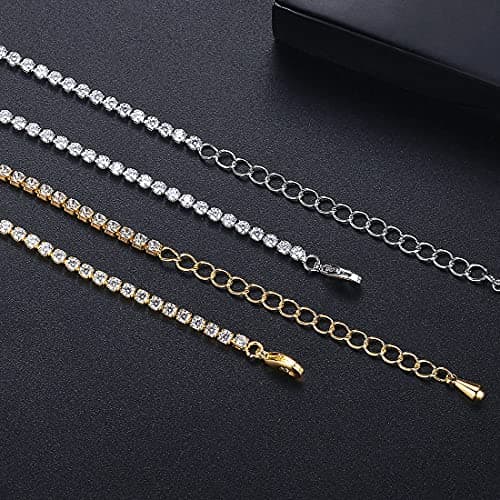Dainty Tennis Necklace for Women