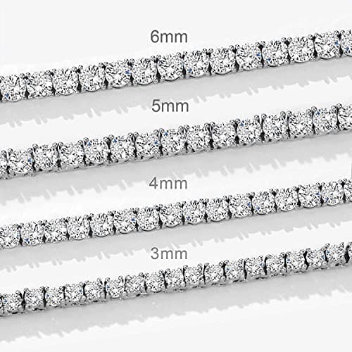Michooyel Tennis Bracelet Iced Out CZ Bracelet for Men Women
