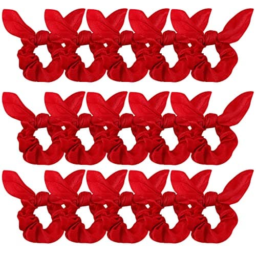 Sure, here's a refined and simplified title based on the keywords provided:

Ondder Hair Scrunchies 15 Pcs - Cute Bow Ribbon Elastic Hair Ties Floral & Fruit Print