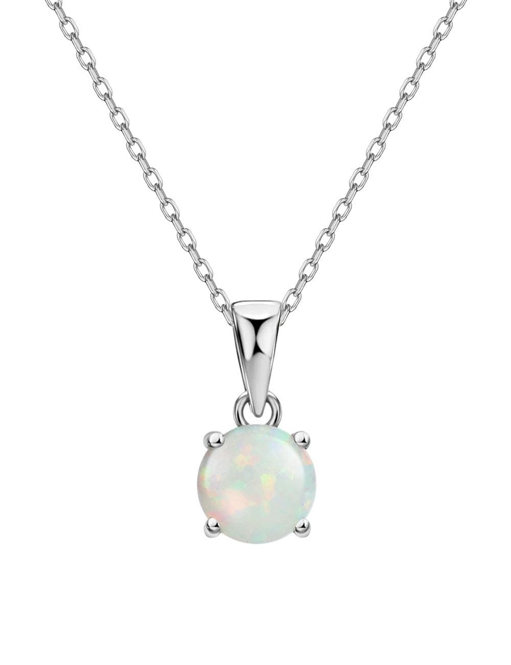 Michooyel Opal Pendant Necklace for Women