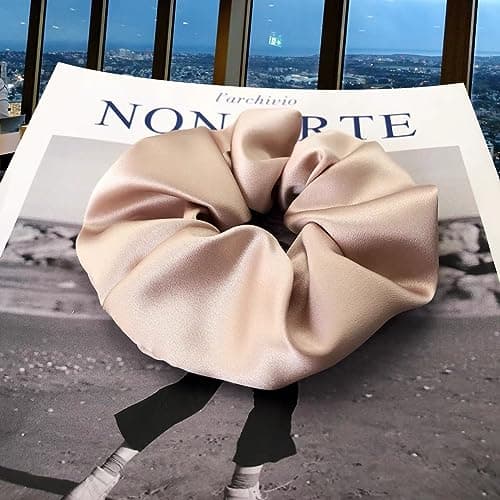 Silk Scrunchies for Women - 8MM Pure Mulberry Silk, 30 Momme