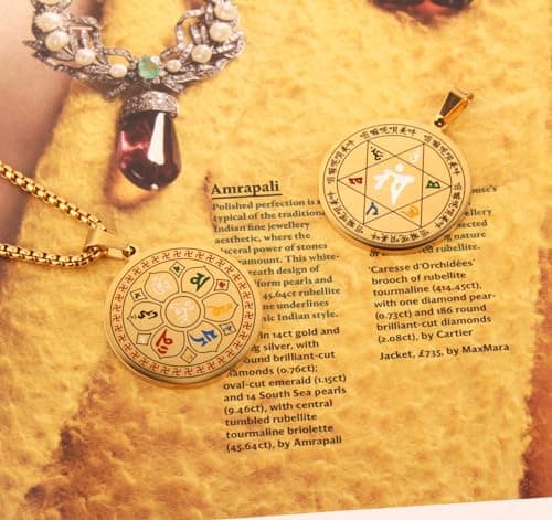Scddboy Tibetan Buddhist Six-Word Mantra Pendant Necklace for Men Women