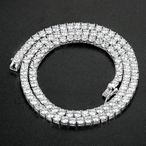 Classic Tennis Necklace for Women and Men
