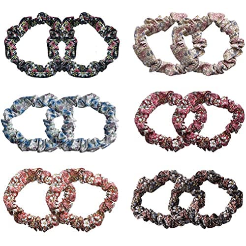 Satin Scrunchies, Silk Hair Ties for Women and Girls