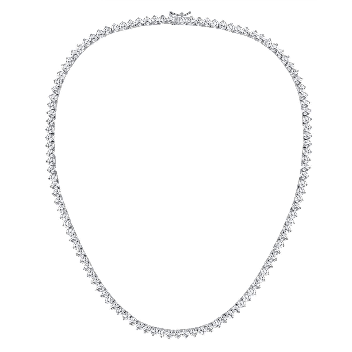 Refined Title: VOLUKA CZ Tennis Chain for Women and Men